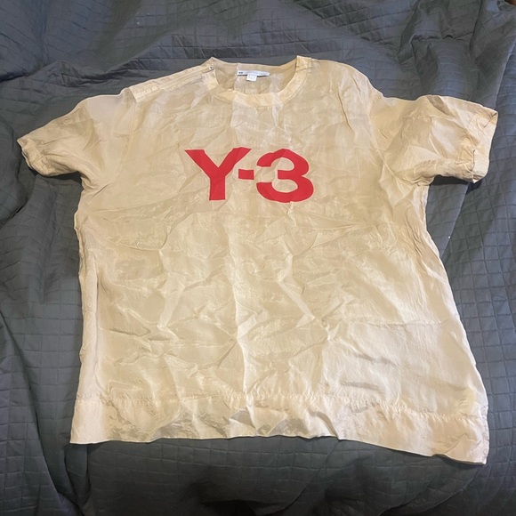 Yohji Yamamoto Other - Y-3 Men’s Sanded Cupro T-Shirt Adidas X Yohji Yamamoto Perfect Condition Large